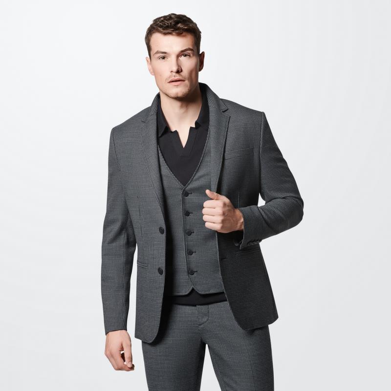 Porsche Design P 1140 M Houndstooth Hybrid Blazer barva "sůl/pepř"