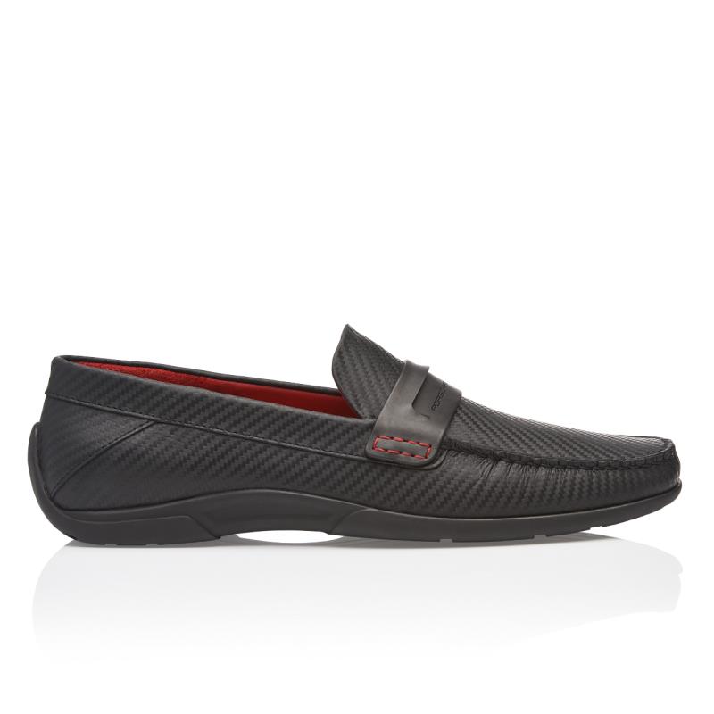 Porsche Design DRIVER CARBON DESIGN MOCCASIN Obuv módní mokasíny s karbonem černé black