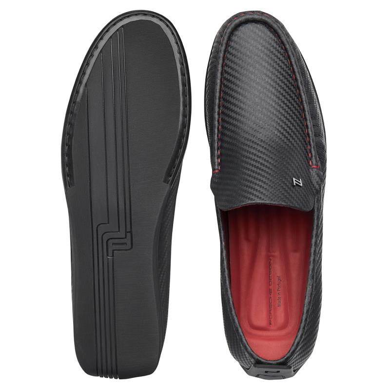 Porsche Design BEVERLY HILLS CARBON DESIGN MOCCASIN černé black Mokasíny s  karbonem