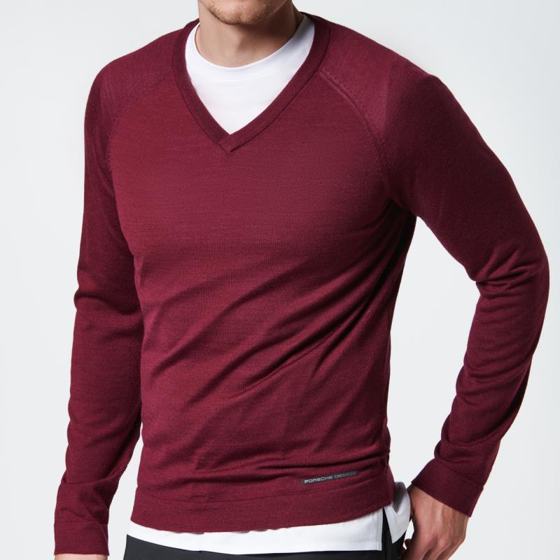 Porsche Design Evoknit V-Neck Svetr s výstřihem do V