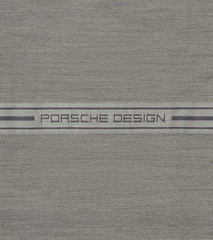 Porsche Design Business Logo Scarf šála černá světle šedá