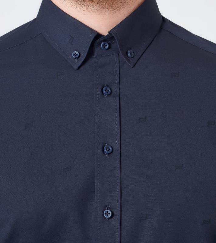 Porsche Design LUXE PD ICON BUTTON DOWN SHIRT Košile námořní modrá navy blazer