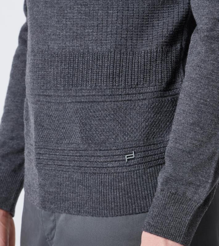 Porsche Design P 1130 M Mock Neck Zip Sweater Svetr ke krku