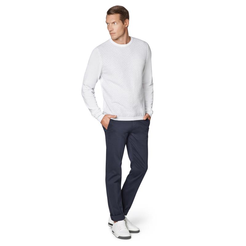 Porsche Design 3-D Textured Sweater Svetr vlněný pulovr