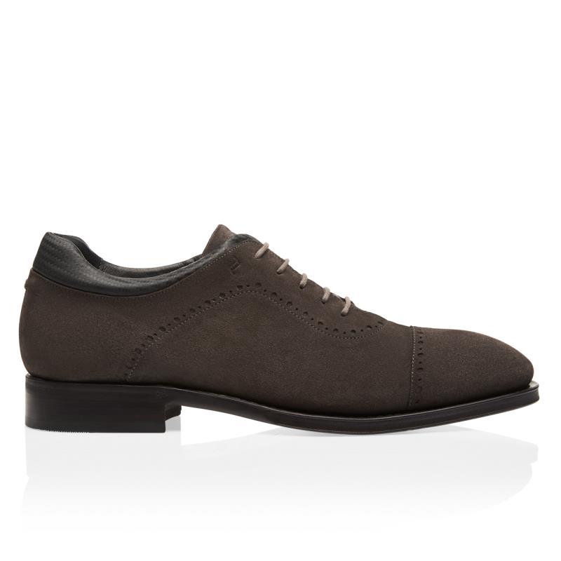 Porsche Design Goodyear Welted Velours Lace Up Obuv formální šedá asfalt