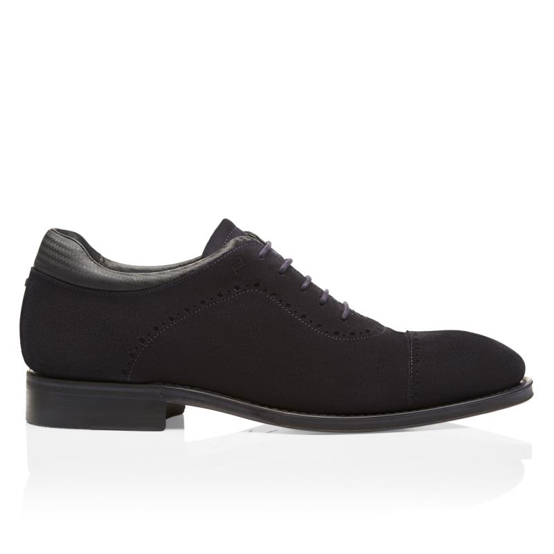 Porsche Design Goodyear Welted Velours Lace Up Obuv formální večerní modrá