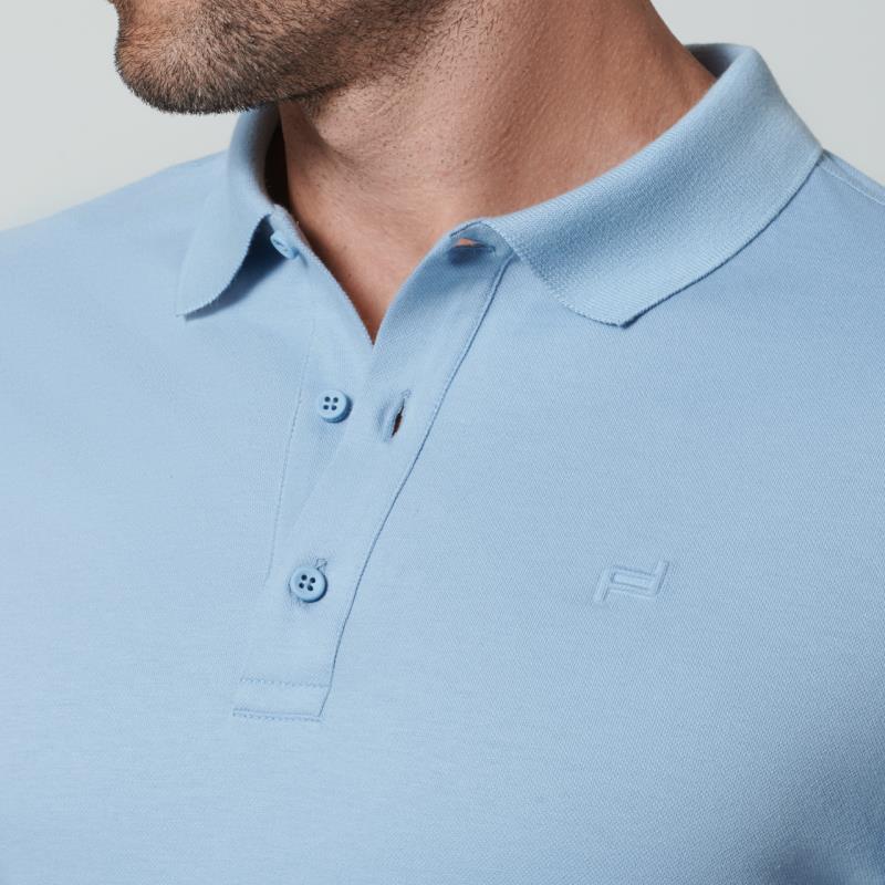 Porsche Design P-Icon Polo Tričko s límečkem světle modrá