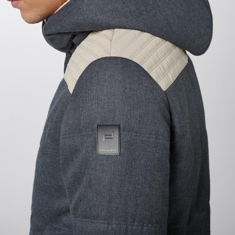 Porsche Design Trail Jacket Bunda prošívaná s kapucí