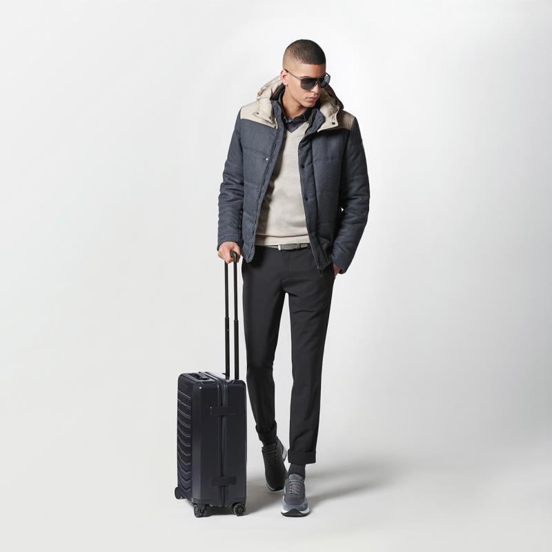 Porsche Design Trail Jacket Bunda prošívaná s kapucí