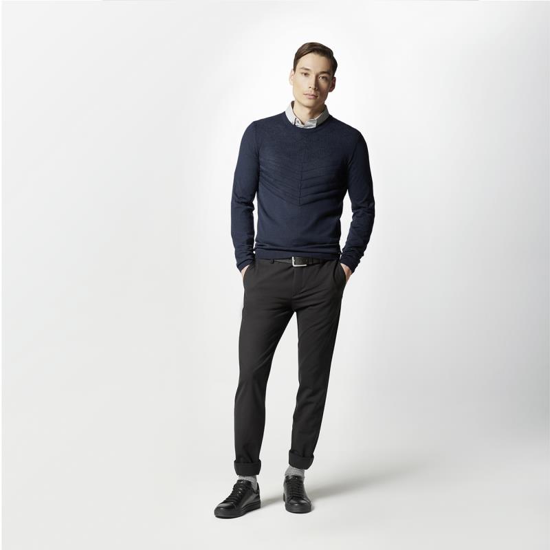 Porsche Design Chevron Stripe Sweater Svetr vlněný pulovr