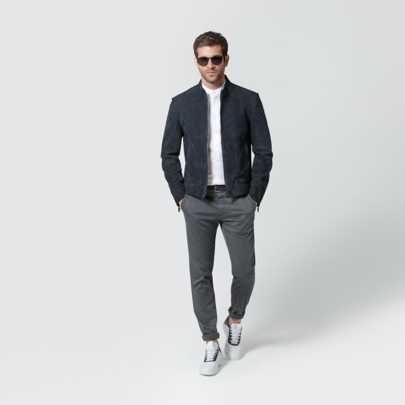 Porsche Design XL EXTRALIGHT CALF PERFORATED SNEAKER Obuv módní béžová námořní modrá beige navy blazer