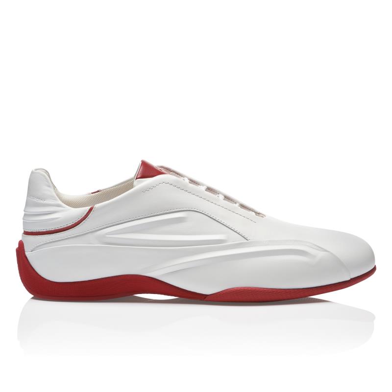 Porsche Design Racer Flyline Nappa White Edition Obuv módní bílá white
