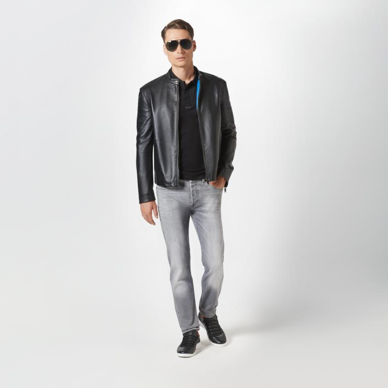 Porsche Design Bi-Coloured Motocross Jacket Bunda kožená