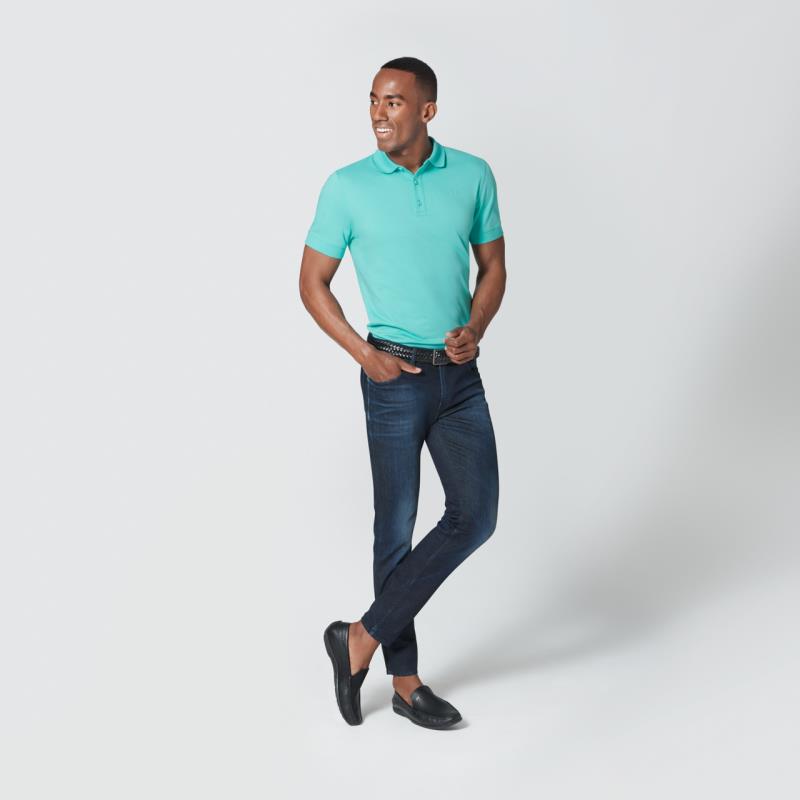Porsche Design Treated Electrified Denim Slim Fit Kalhoty úzké
