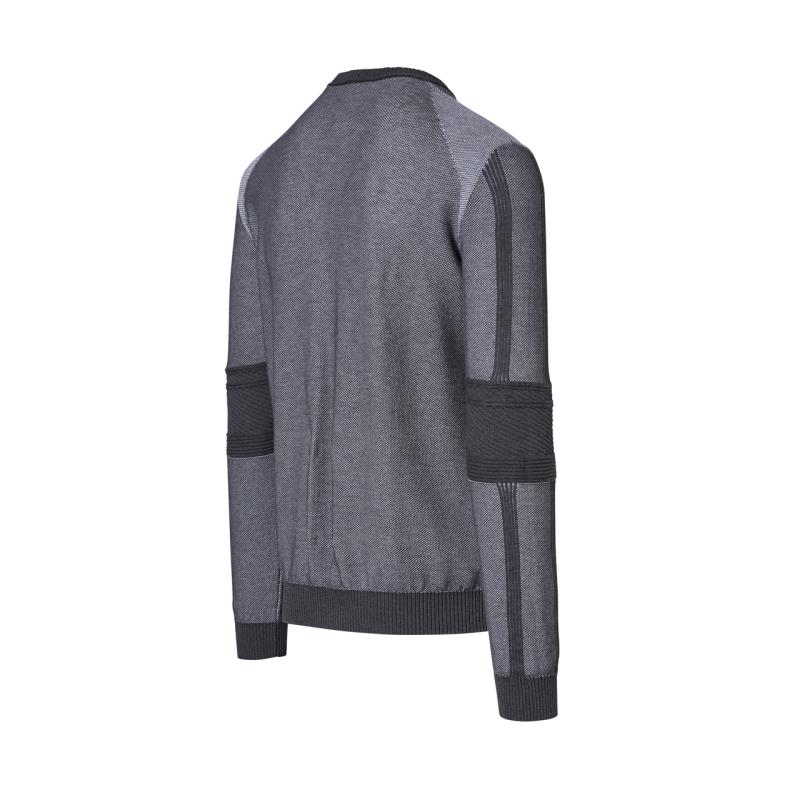 Porsche Design Racing Detailed Crew-Neck Svetr bavlněný pulovr