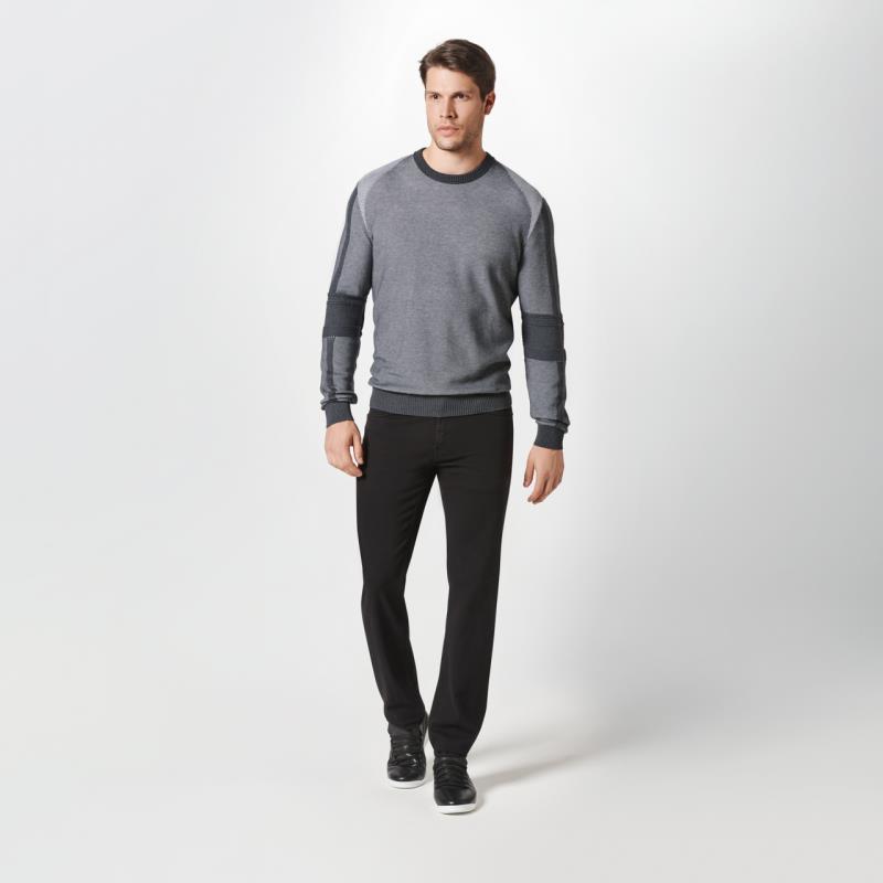 Porsche Design Racing Detailed Crew-Neck Svetr bavlněný pulovr