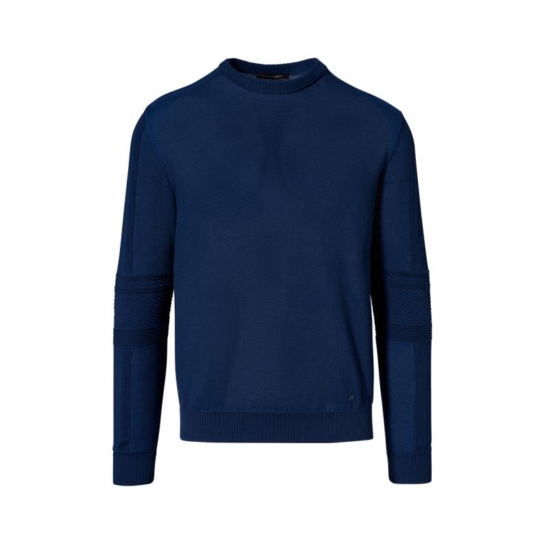 Porsche Design Uni Coloured Racing Detail Sweater Svetr bavlněný pulovr