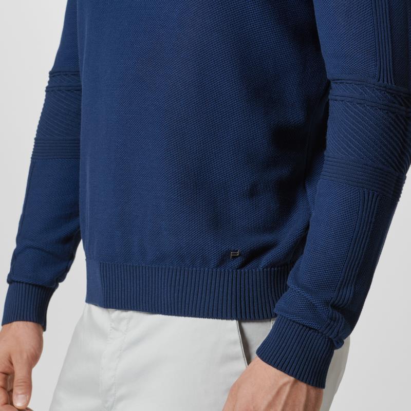 Porsche Design Uni Coloured Racing Detail Sweater Svetr bavlněný pulovr