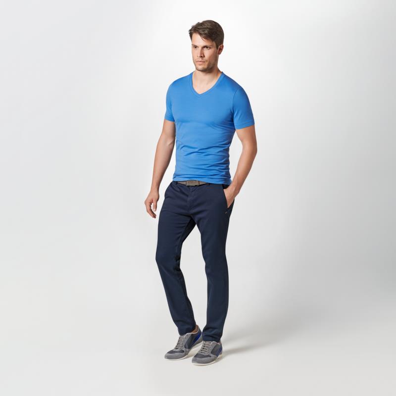 Porsche Design V-Neck Tee Tričko bavlněné s výstřihem do V