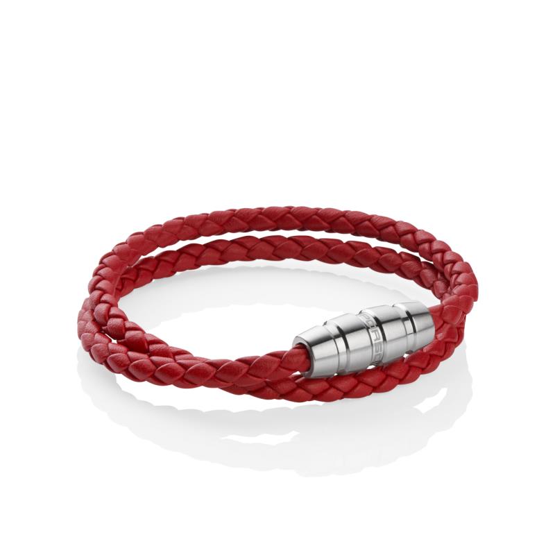 Porsche Design Grooves 2.0 Bracelet Double Náramek kožený dvojitý