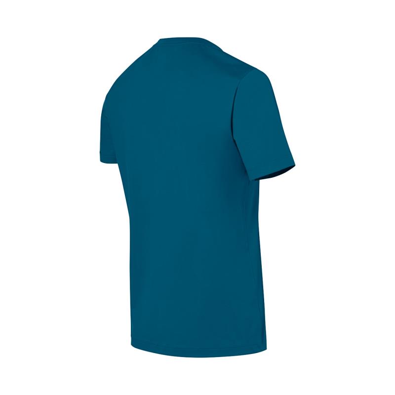 Porsche Design V-Neck Tee Tričko bavlněné s výstřihem do V modré