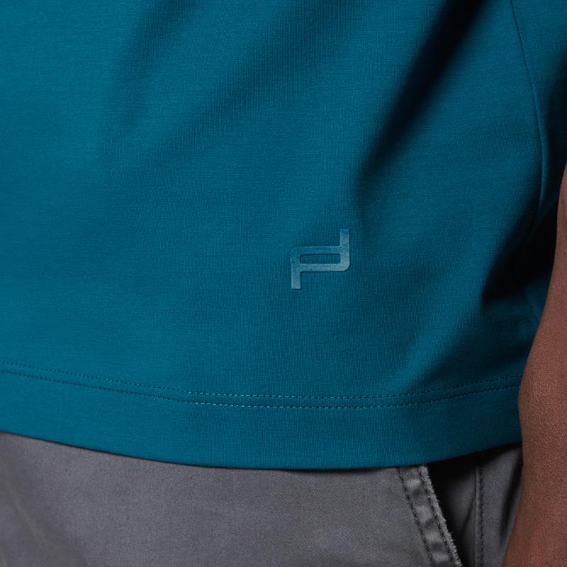 Porsche Design V-Neck Tee Tričko bavlněné s výstřihem do V modré