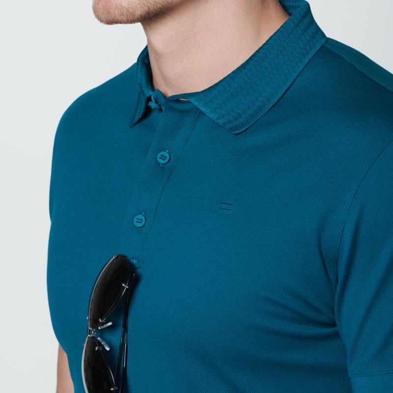Porsche Design Tec Flex Polo Tričko s límečkem modré