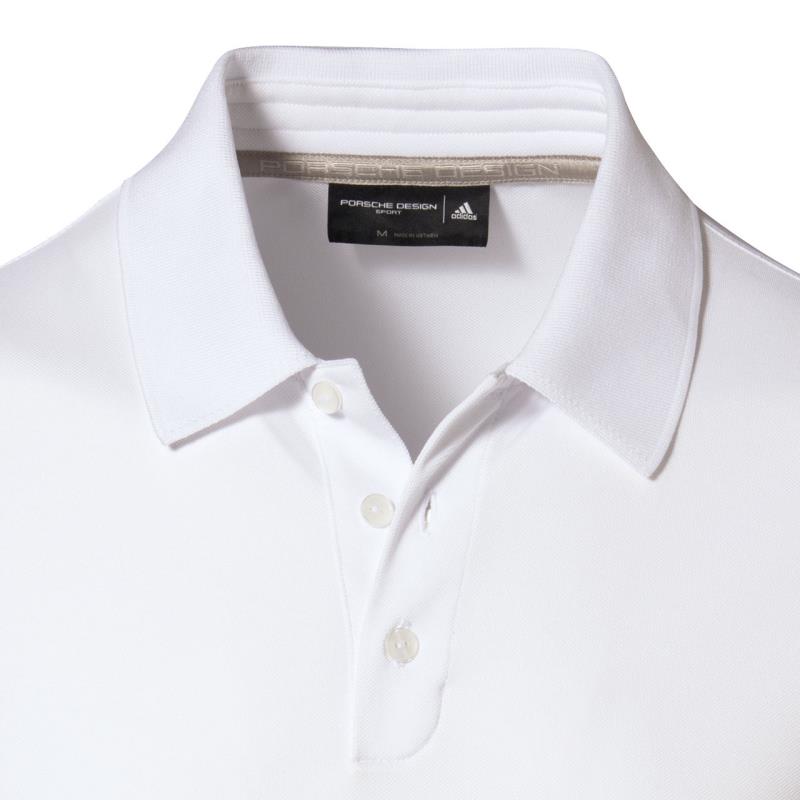 Porsche Design Piqué Polo Shirt Tričko s límečkem bílé
