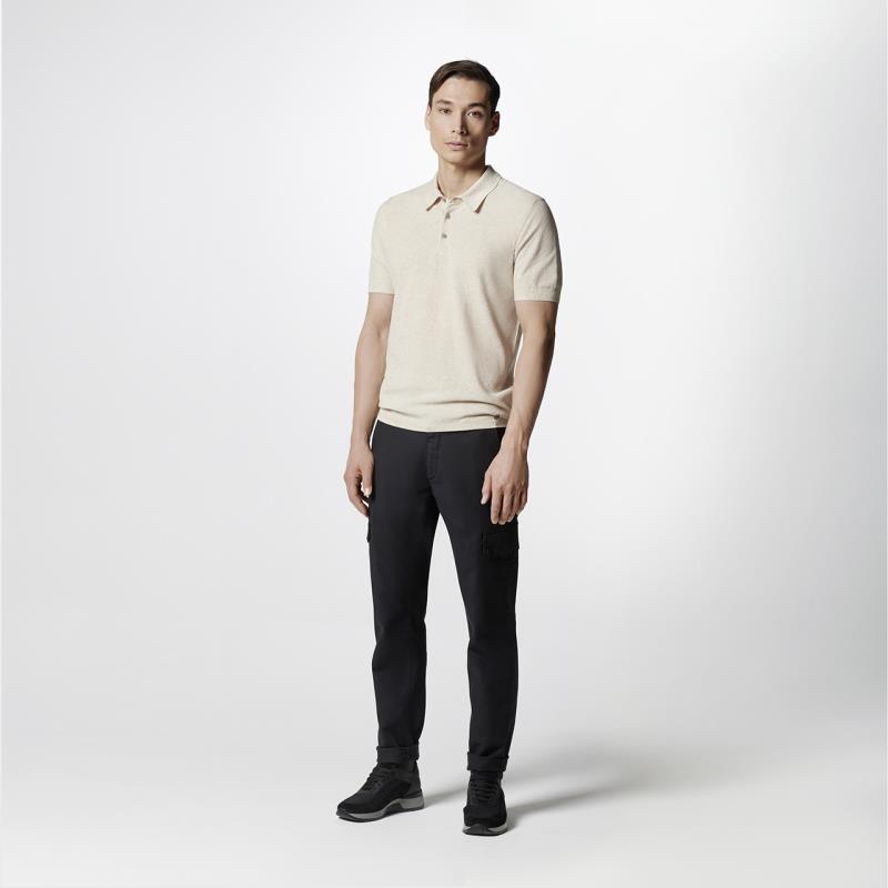 Porsche Design Basic Fashion Polo Tričko s límečkem béžové