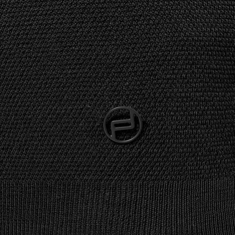 Porsche Design Basic Fashion Polo Tričko s límečkem černé