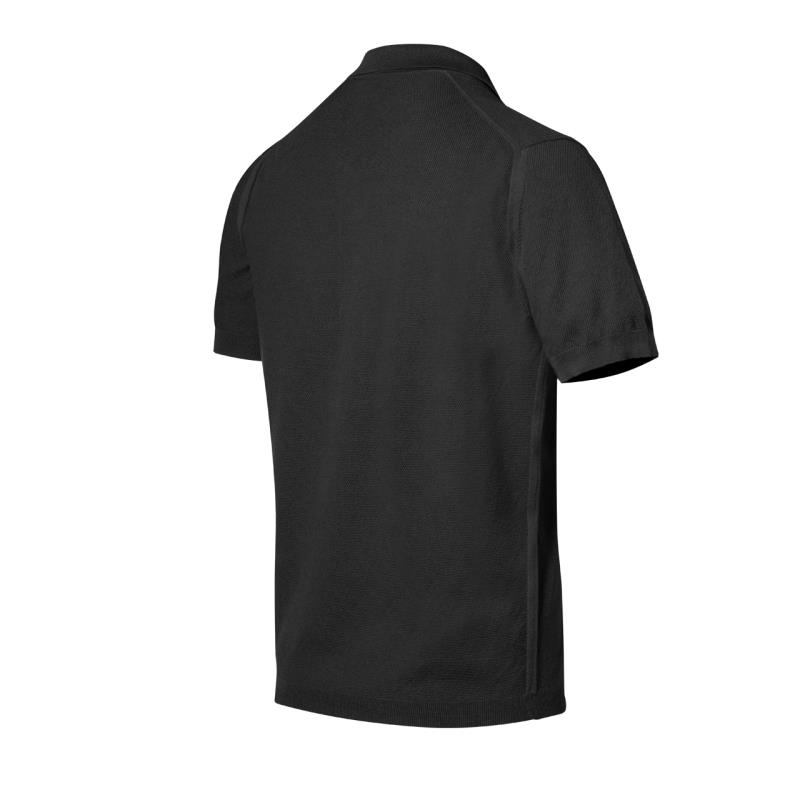 Porsche Design Basic Fashion Polo Tričko s límečkem černé