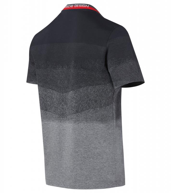 Porsche Design P 1110 M Logo Neck Obmre Tee Tričko asfalt