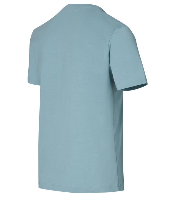 Porsche Design V-NECK T-SHIRT light blue světle modrá tričko výstřih V