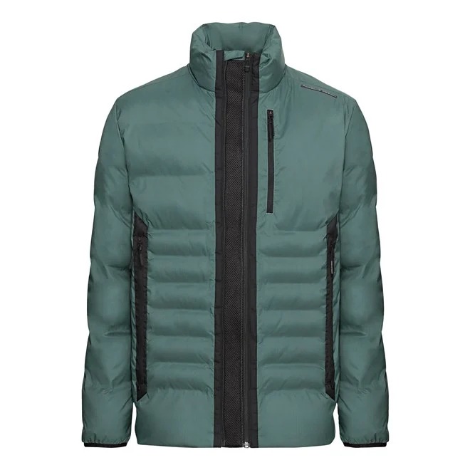 Porsche Design LIGHT PADDED JACKET Bunda pánská zimní stříbrná borovice silver pine
