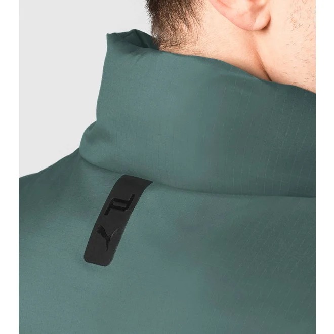 Porsche Design LIGHT PADDED JACKET Bunda pánská zimní stříbrná borovice silver pine