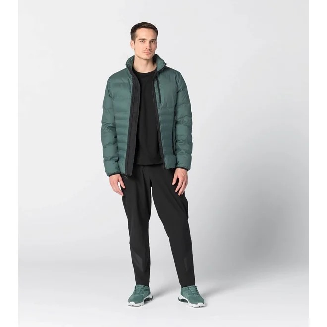 Porsche Design LIGHT PADDED JACKET Bunda pánská zimní stříbrná borovice silver pine