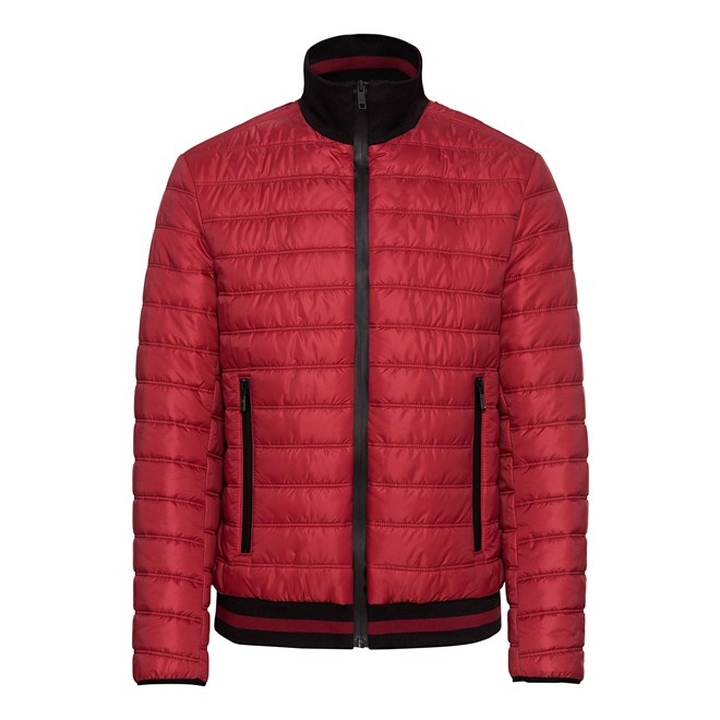 Porsche Design SOFT PADDED JACKET Lehká vyteplená bunda červená red rhubarb