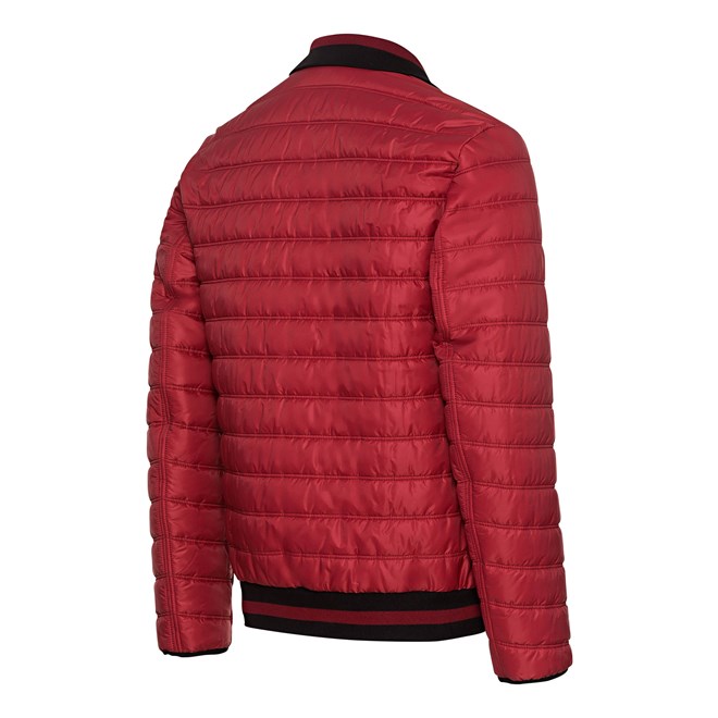 Porsche Design SOFT PADDED JACKET Lehká vyteplená bunda červená red rhubarb