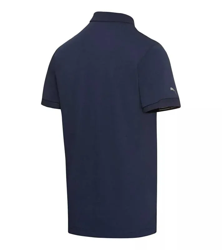 PORSCHE DESIGN Men's Polo Shirt Tričko s límečkem a knoflíčky bílá