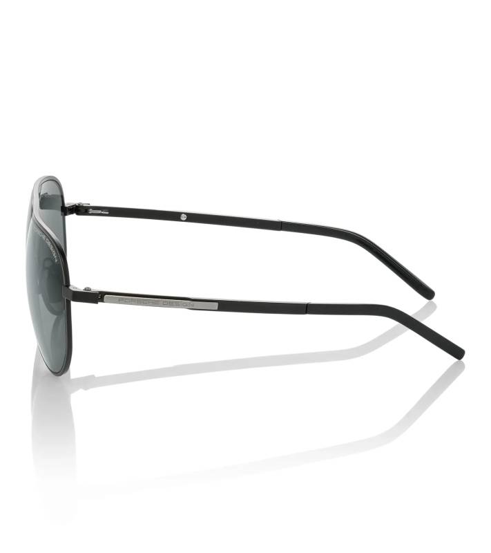 PORSCHE DESIGN 50Y Sunglasses P´8942 Sluneční brýle pilotky černé platinové
