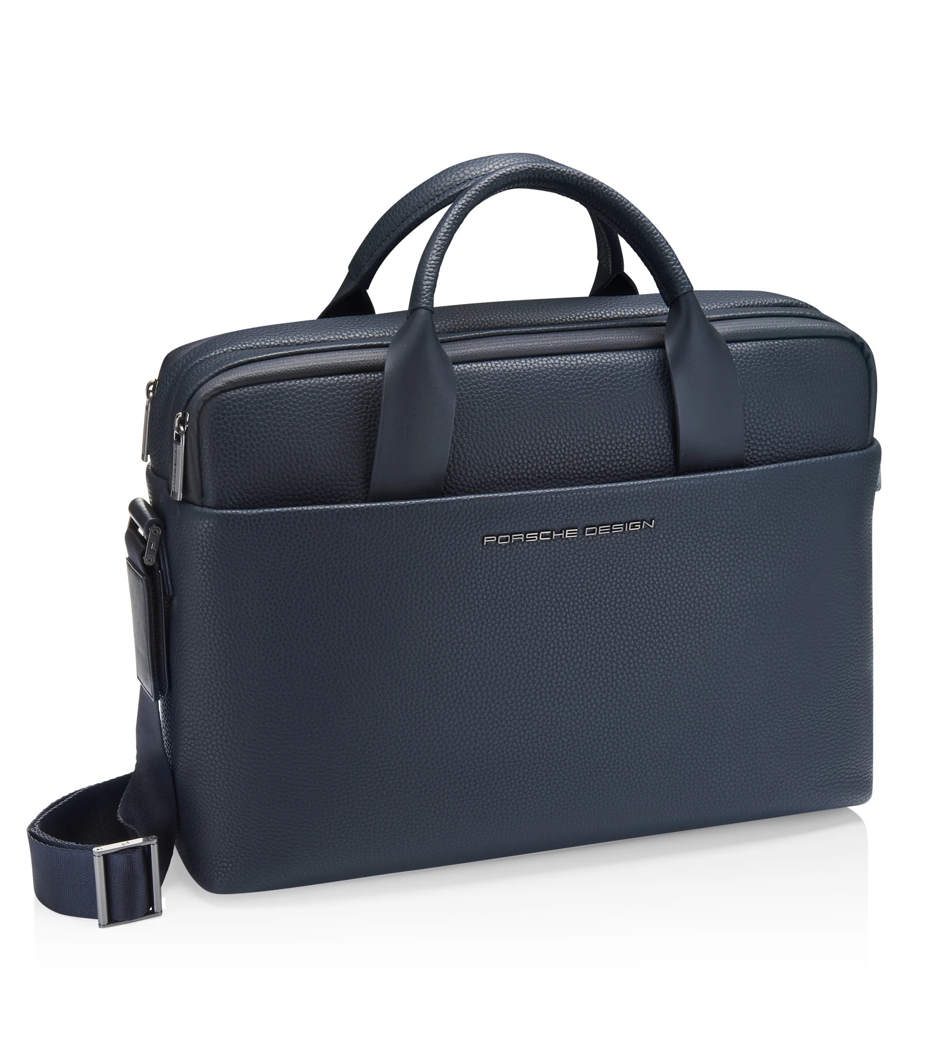 Porsche Design Cervo 2.1 BriefBag MHZ Taška manažerská kožená dark blue tmavě modrá
