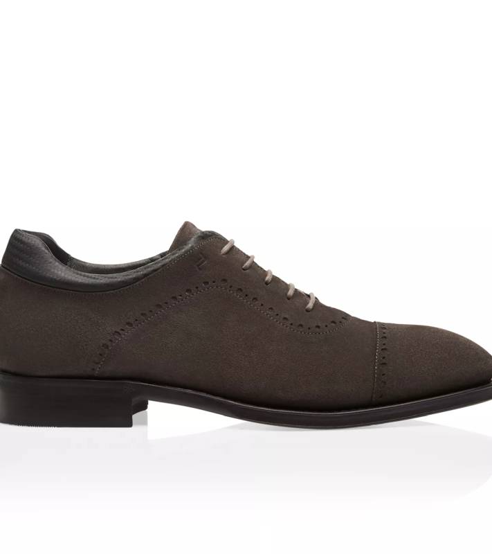 Porsche Design Goodyear Welted Velours Lace Up Obuv formální šedá asfalt