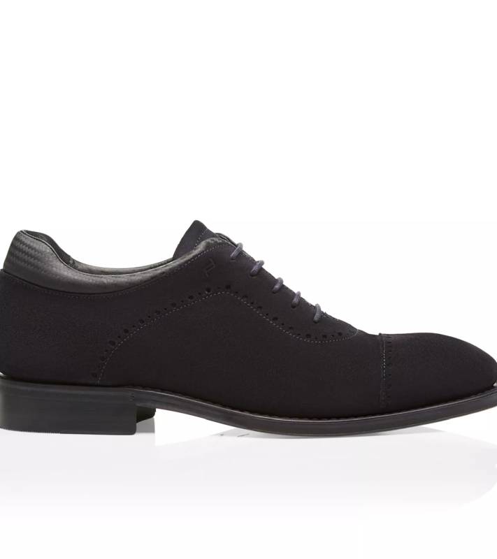 Porsche Design Goodyear Welted Velours Lace Up Obuv formální večerní modrá