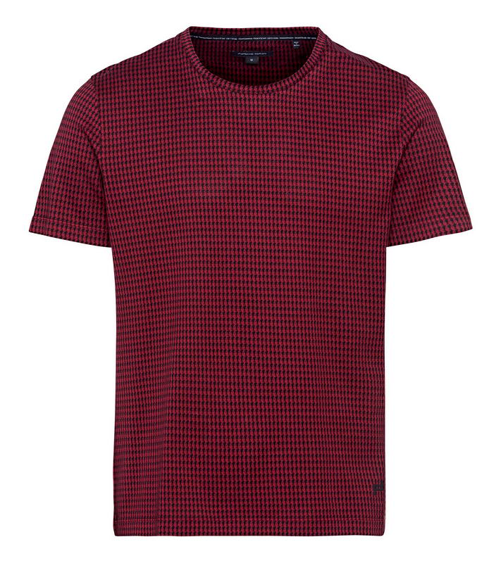 Porsche Design PEPITA JACQUARD triko červené