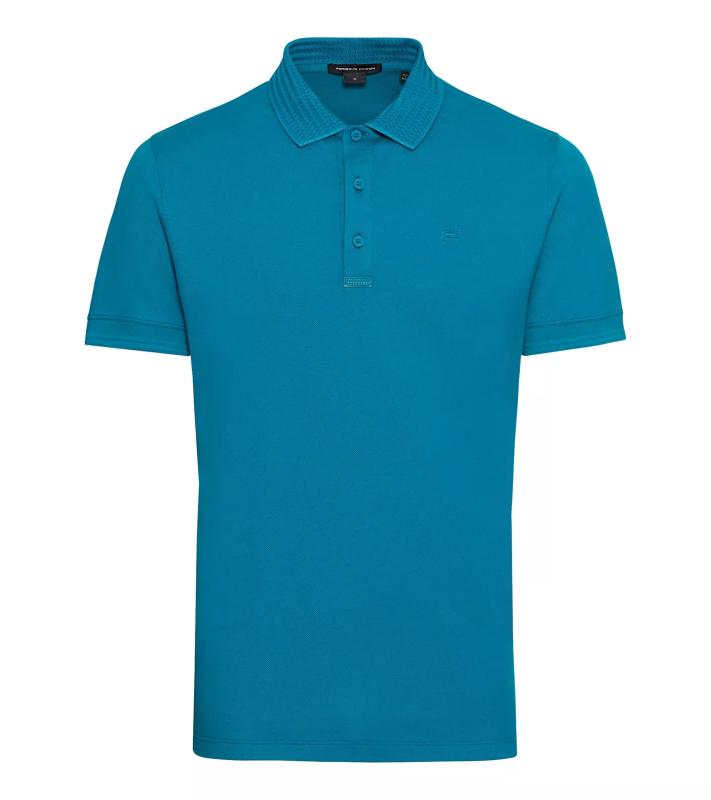 Porsche Design Tec Flex Polo triko s límečkem modrá oceán