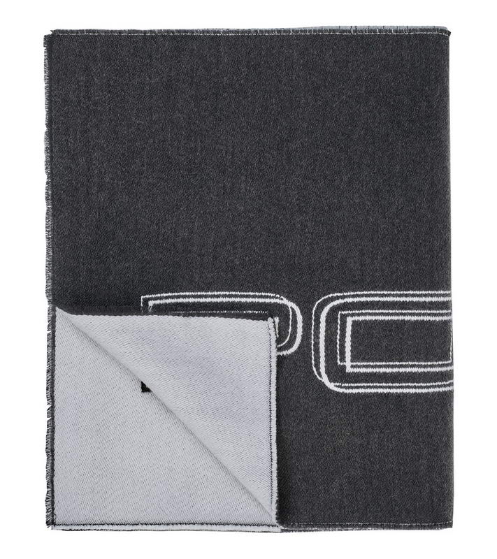 Porsche Design Bi-Colored PD Logo Scarf šála černo bílá