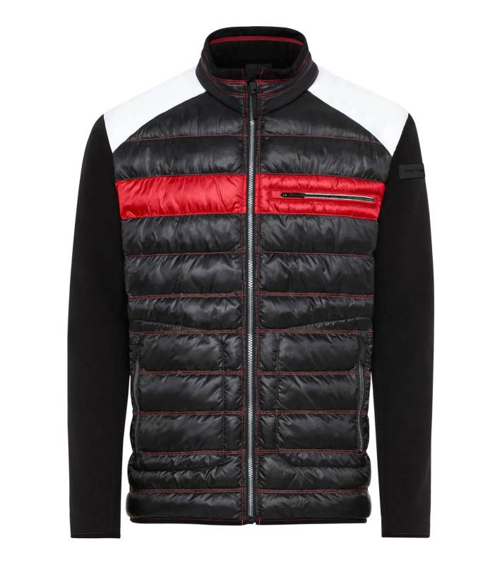 PORSCHE | HEAD Midlayer Lyžařská mikina na zip černočervená