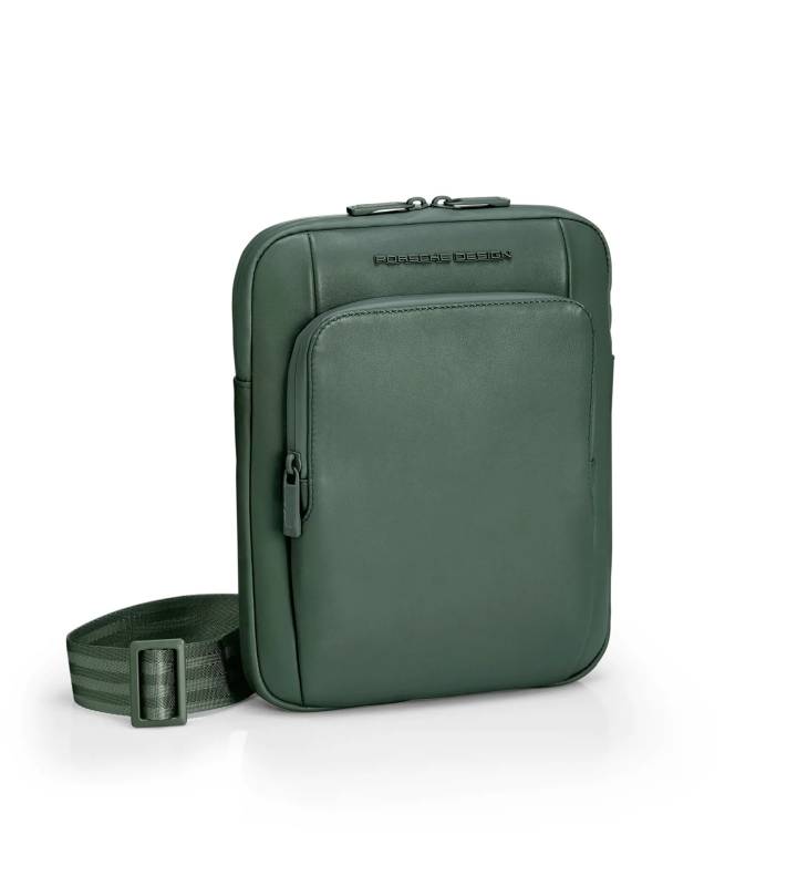 PORSCHE DESIGN Roadster Leather Shoulderbag S Taška kožená menší velikosti přes rameno zelená