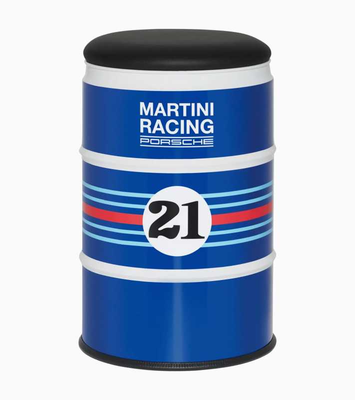 Porsche Design Oil drum seat MARTINI RACING sedák modrý
