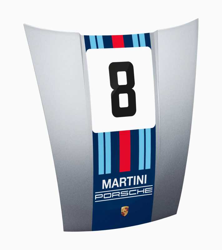 911 hood with lollipop MARTINI RACING® Porsche Originals přední kapota